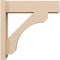 Ekena Millwork 8-in W x 20-in D x 32-in H Legacy Block Rough Cedar Woodgrain TimberThane Outlooker, Primed Tan OUTUR080X20X32LEC44RCPR - alternate 3